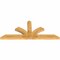 Ekena Millwork Richland Rough Sawn Timber Gable Bracket, Western Red Cedar, 84"W x 35"H x 4"D x 6"F, 10/12 Pitch GBW084X35X0406RIC00RWR - alternate 2